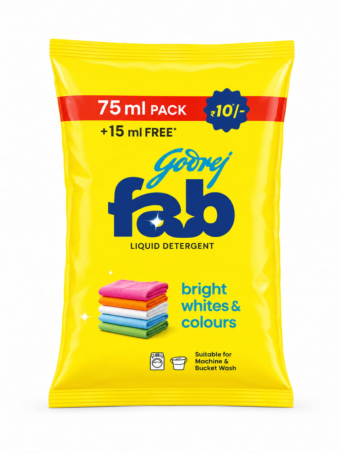 Godrej Fab Liquid Detergent (Pack of 10)